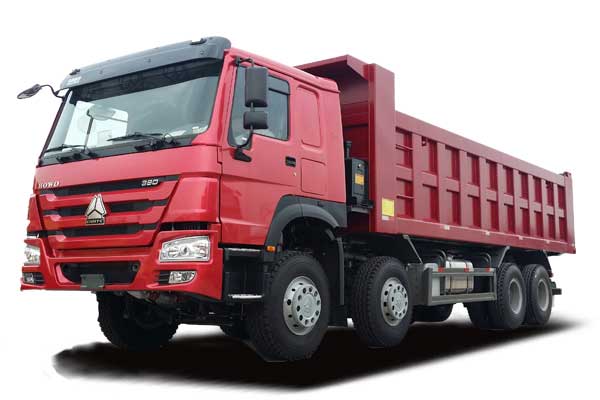 HOWO Tipper truck 8×4,Euro Ⅱ,extended cab