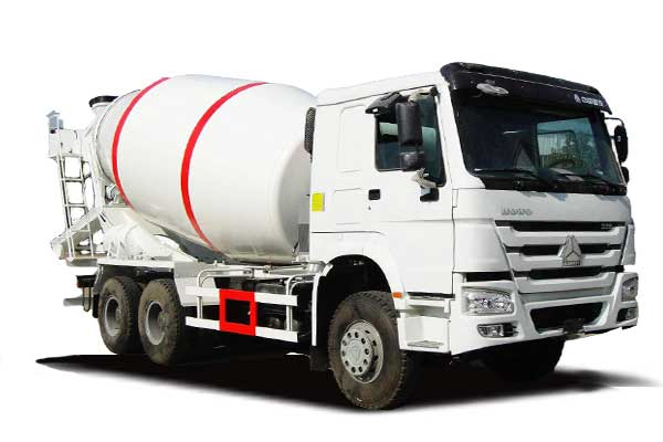 HOWO Mixer truck 6×4, Euro Ⅱ, standard cab