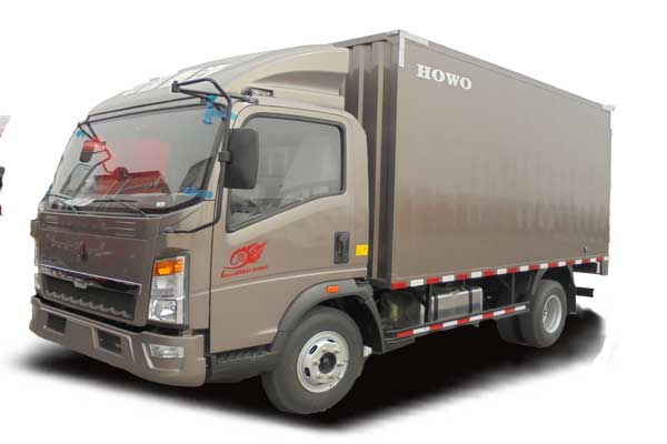HOWO Light Van truck 4×2, Euro II,2080 single row cabin
