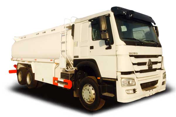 HOWO 20CBM fuel tanker with 5 compartment